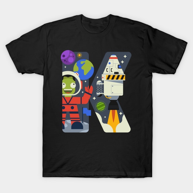 No Kerbal Left Behind T-Shirt by thehappyonion